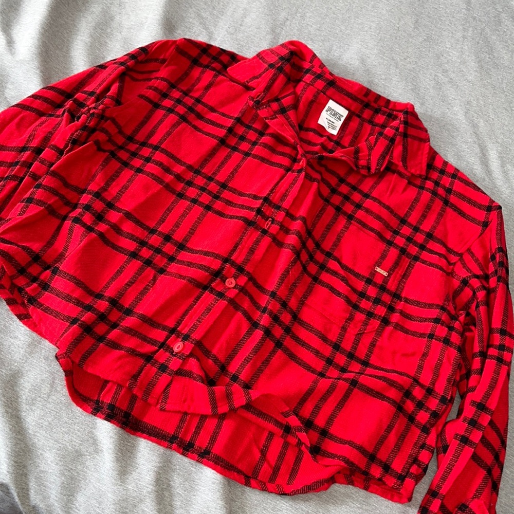 Cropped flannel